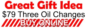 gift idea oil changes